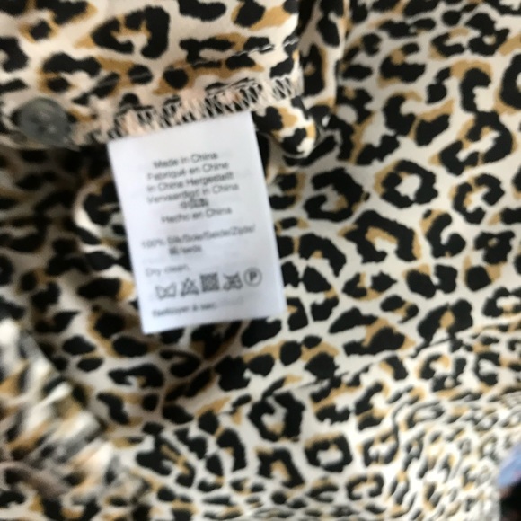 J.Crew Leopard Print Silk Shirt - Picture 9 of 13